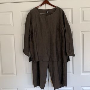 Eileen Fisher 2 piece pants and jacket